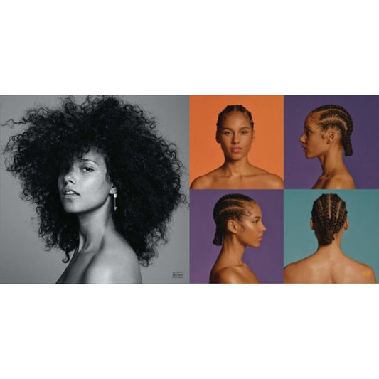 Alicia Keys - Alicia (X) (2LP/150G/Opaque White Vinyl/Dl Insert) & Here (Pa) (150G/Dlcard/Gatefold/24 X 24 Poster)