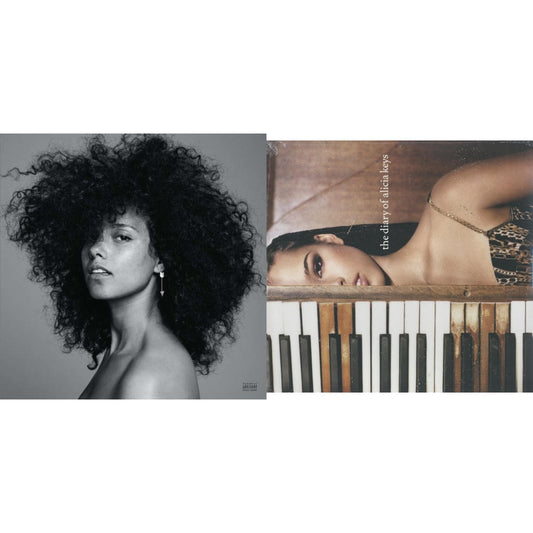 Alicia Keys - Diary Of Alicia Keys & Here (Pa) (150G/Dlcard/Gatefold/24 X 24 Poster) - LP Vinyl Bundle