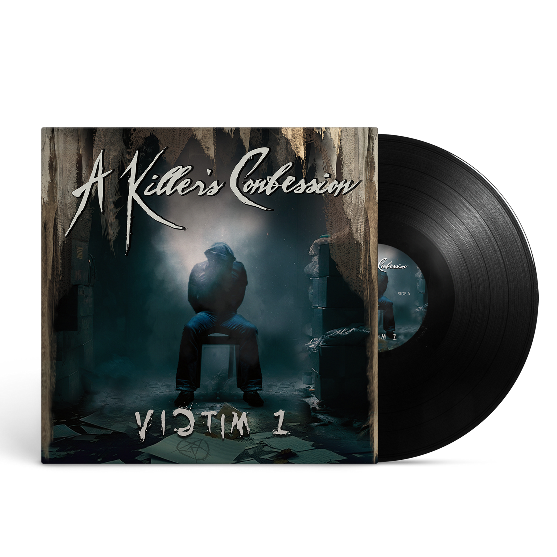 A Killer's Confession - Victim 1 Black Vinyl Record