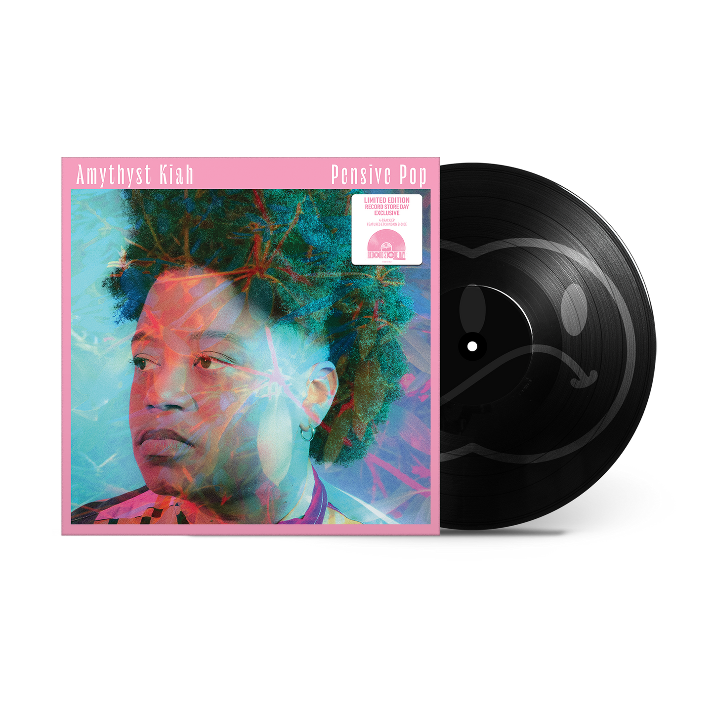 Pensive Pop - Black with Etched B-side Vinyl Record