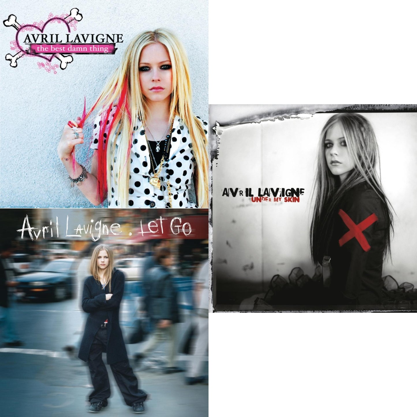 Avril Lavigne - Let Go (2LP) & Under My Skin & Best Damn Thing (2LP)