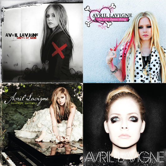 Avril Lavigne - Under My Skin & Best Damn Thing (2LP) & Goodbye Lullaby (2LP) & Avril Lavigne (2LP)