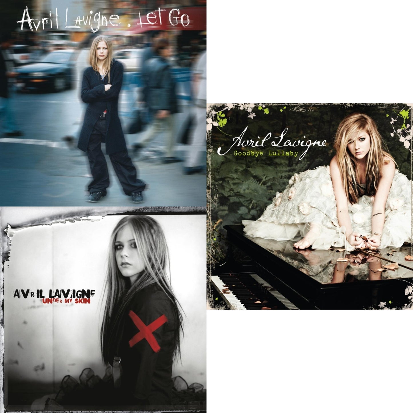 Avril Lavigne - Let Go (2LP) & Under My Skin & Goodbye Lullaby (2LP)