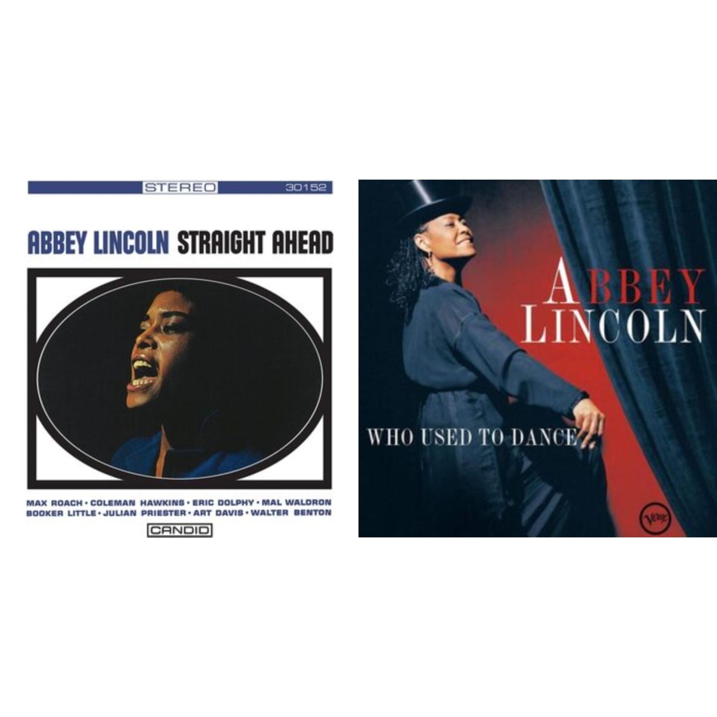 Abbey Lincoln - Who Used To Dance  (Import) & Straight Ahead - LP Vinyl Bundle