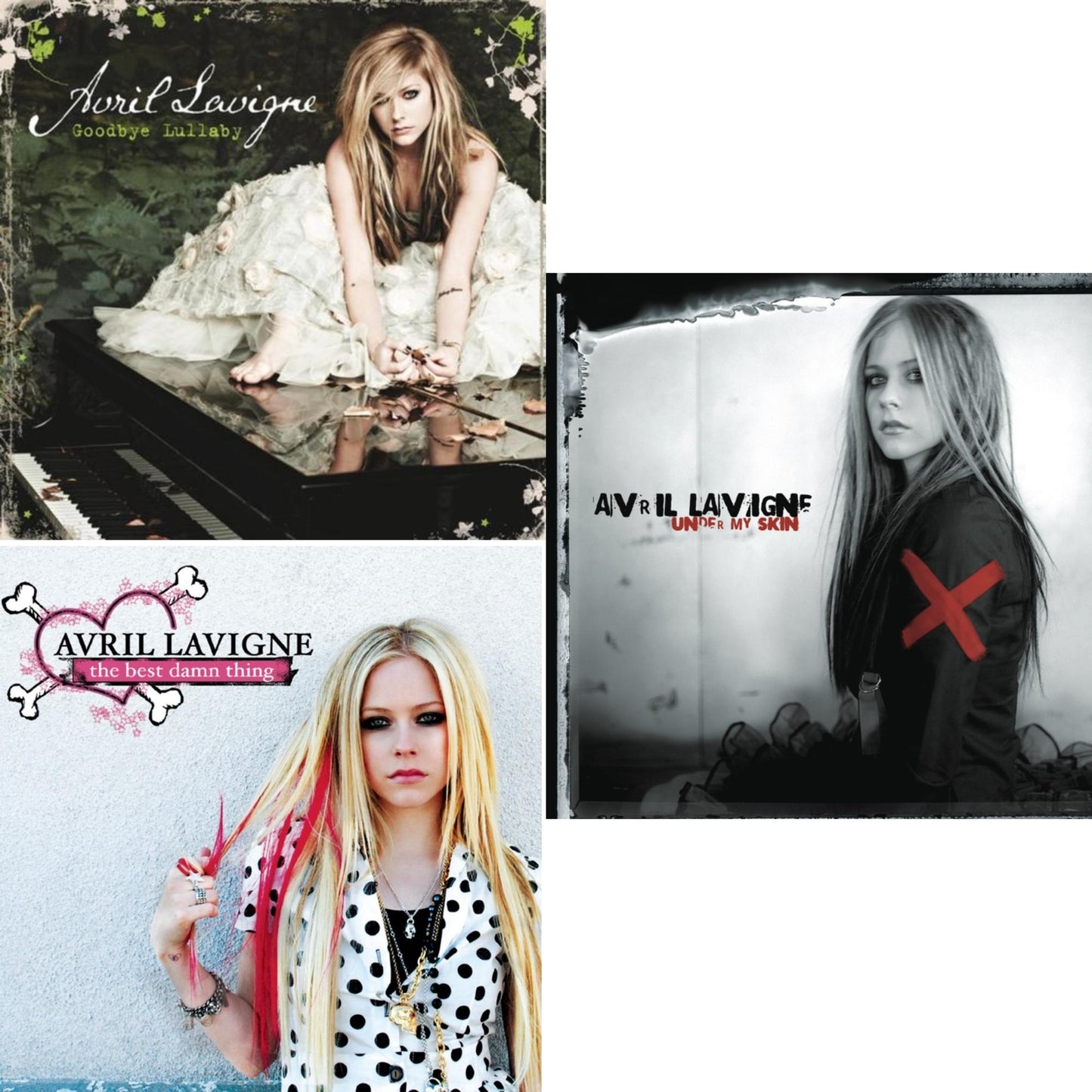 Avril Lavigne - Goodbye Lullaby & Best Damn Thing & Under My Skin - CD Bundle