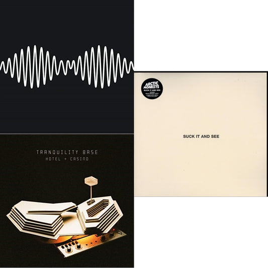 Arctic Monkeys - Suck It & See (Dl Card) & Am (Dl Card) & Tranquility Base Hotel & Casino (Dl Card) - LP Vinyl Bundle