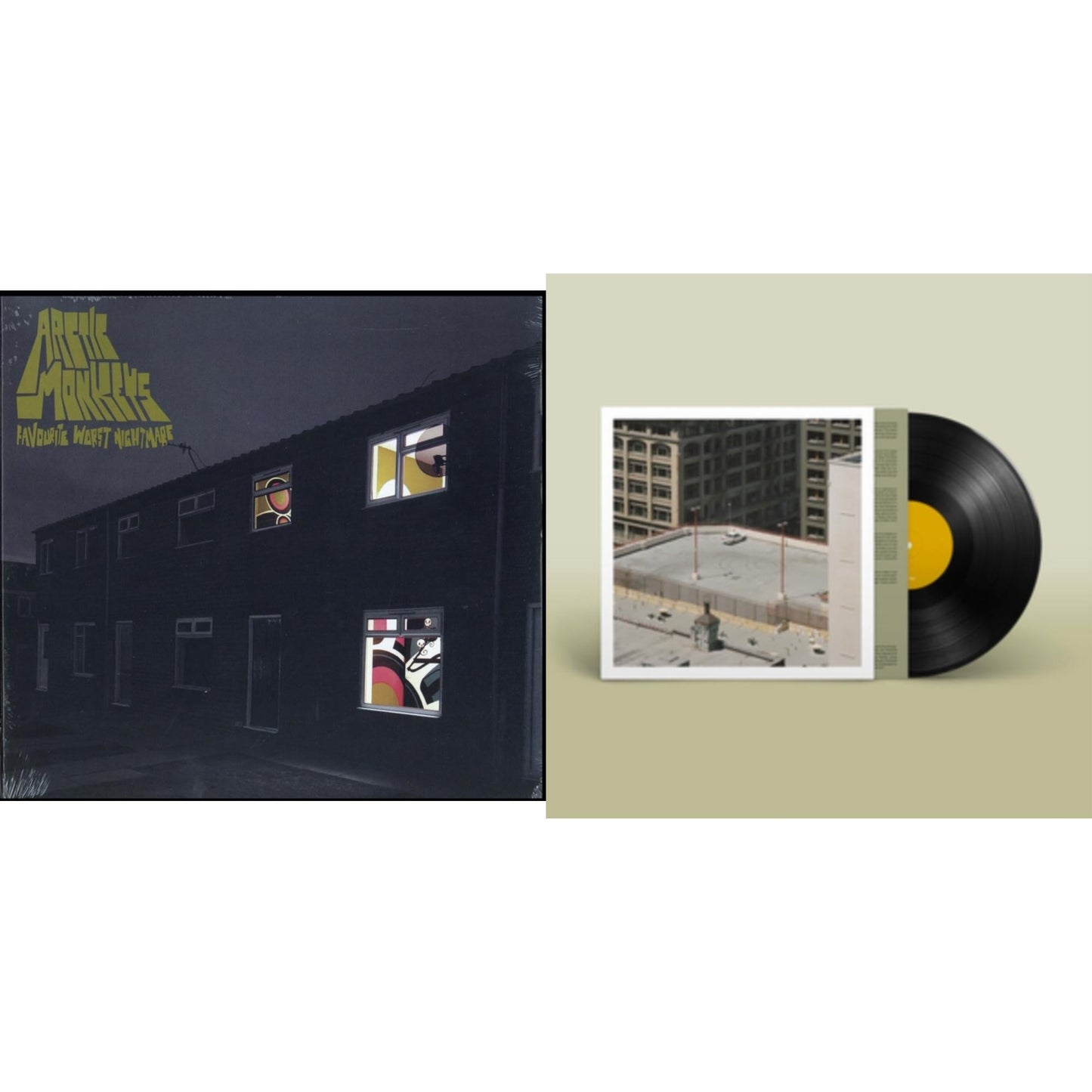 Arctic Monkeys - Favourite Worst Nightmare & The Car - LP Vinyl Bundle