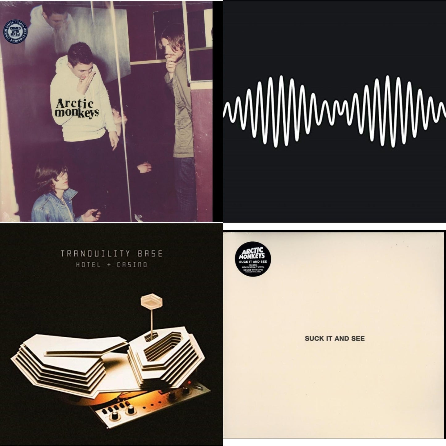 Arctic Monkeys - Humbug (Dl Card) & Suck It & See (Dl Card) & Am (Dl Card) & Tranquility Base Hotel & Casino (Dl Card) - LP Vinyl Bundle