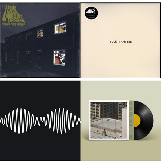 Arctic Monkeys - Favourite Worst Nightmare & Suck It & See (Dl Card) & Am (Dl Card) & The Car - LP Vinyl Bundle