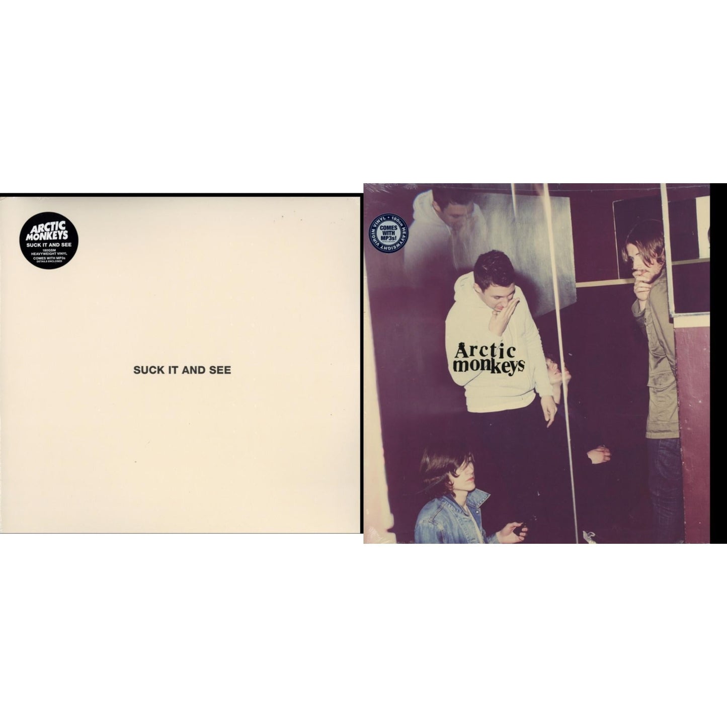Arctic Monkeys - Humbug (Dl Card) & Suck It & See (Dl Card) - LP Vinyl Bundle
