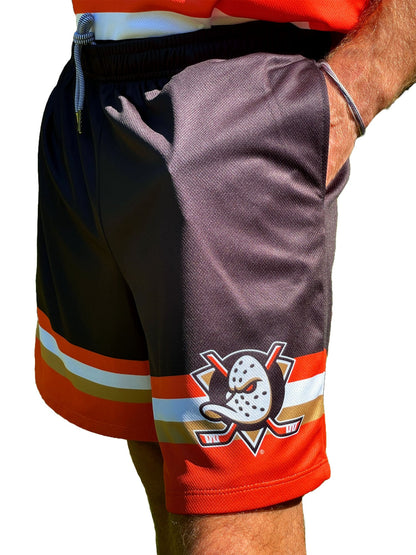 Anaheim Ducks 2024 Mesh Hockey Shorts