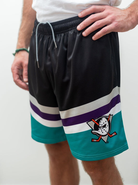 Anaheim Ducks Retro Alternate Mesh Hockey Shorts