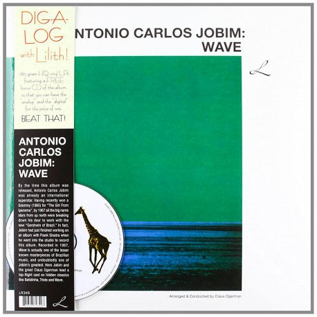 ANTONIO CARLOS JOBIM - Wave Vinyl Record