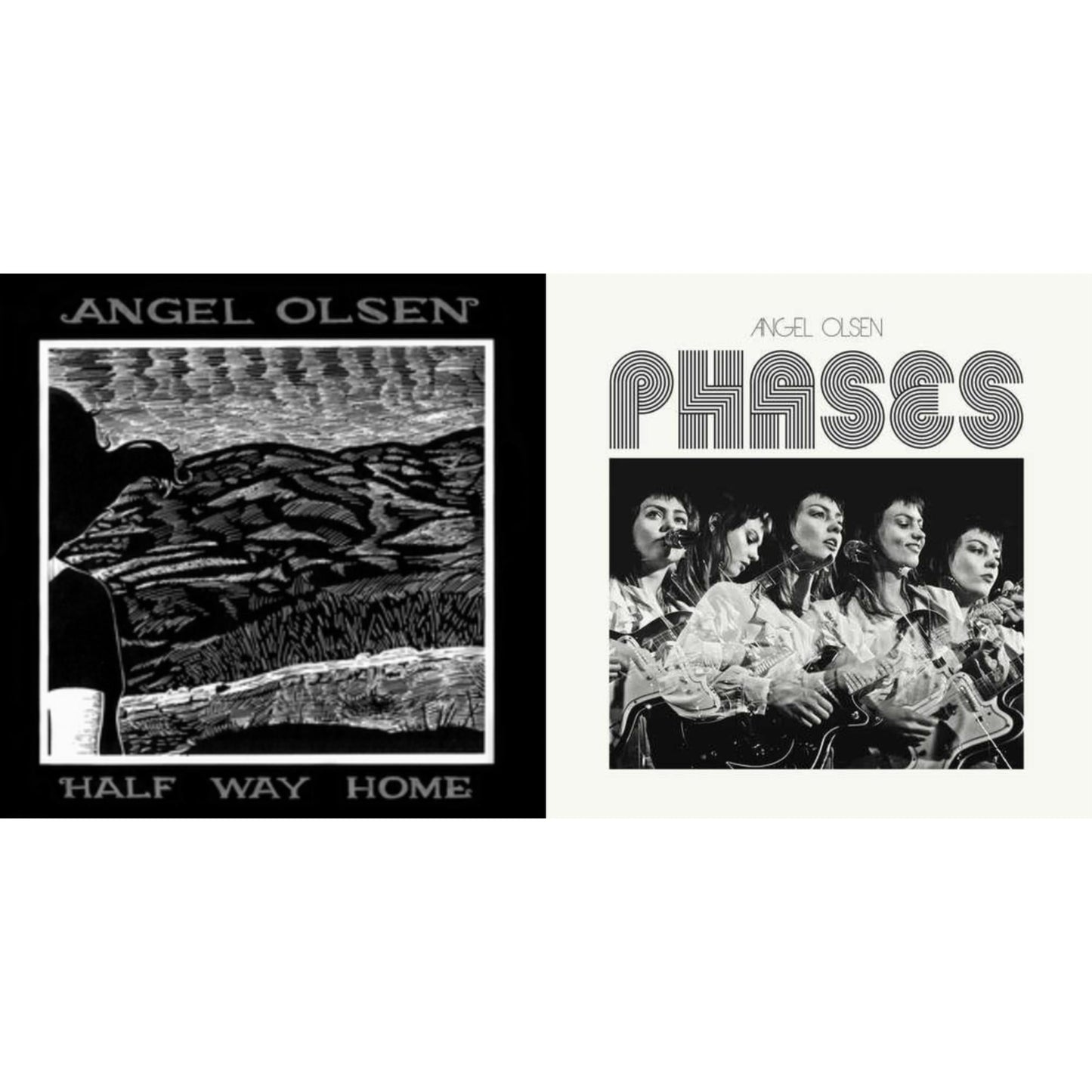 Angel Olsen - Half Way Home & Phases - LP Vinyl Bundle