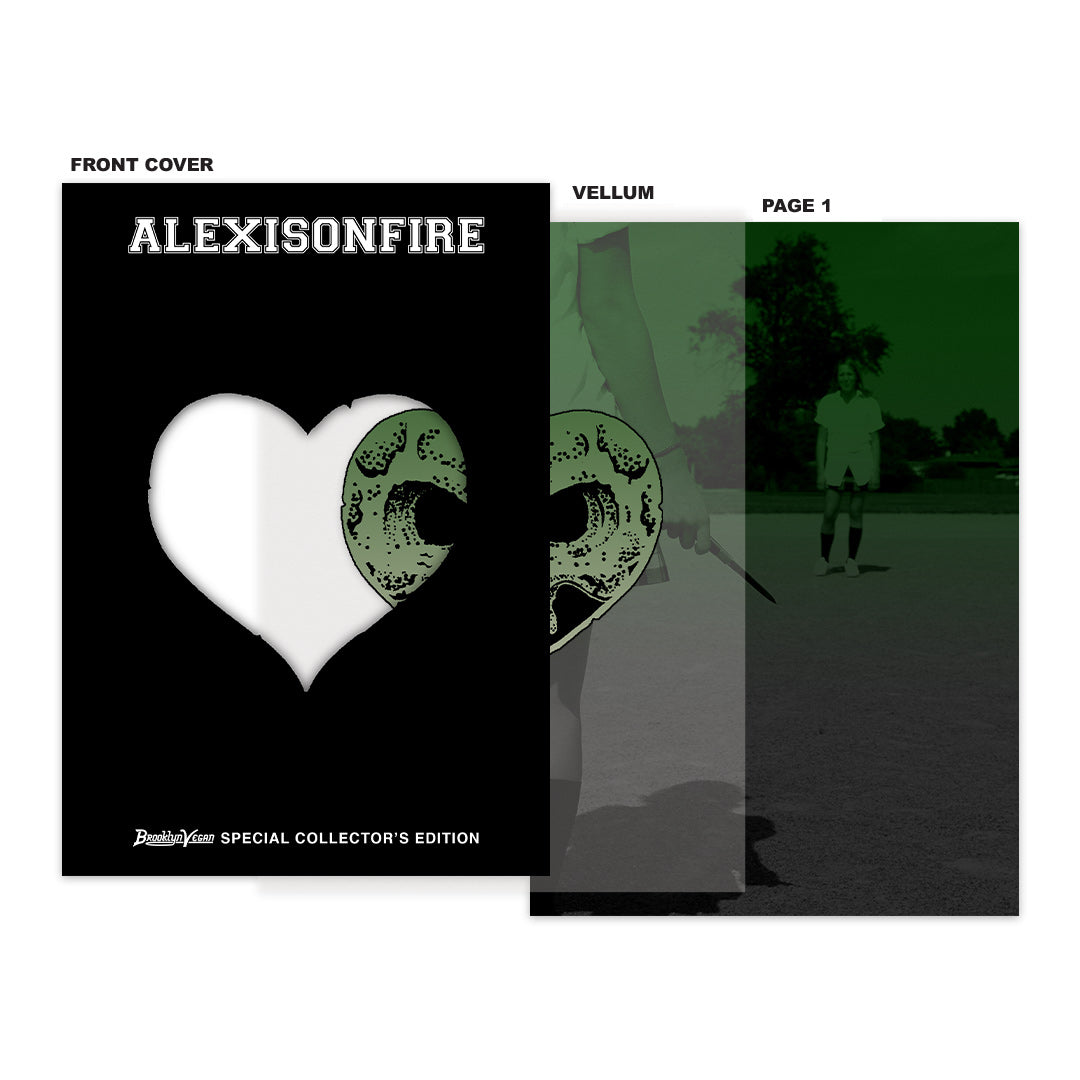 Alexisonfire S/T Black/White Marble Vinyl Record LP + BrooklynVegan Special Edition Magazine (ltd to 500)
