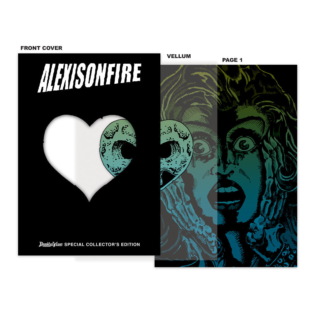 Alexisonfire 'Watch Out!' Black/White Marble Vinyl Record LP + BrooklynVegan Special Edition Magazine (ltd to 500)