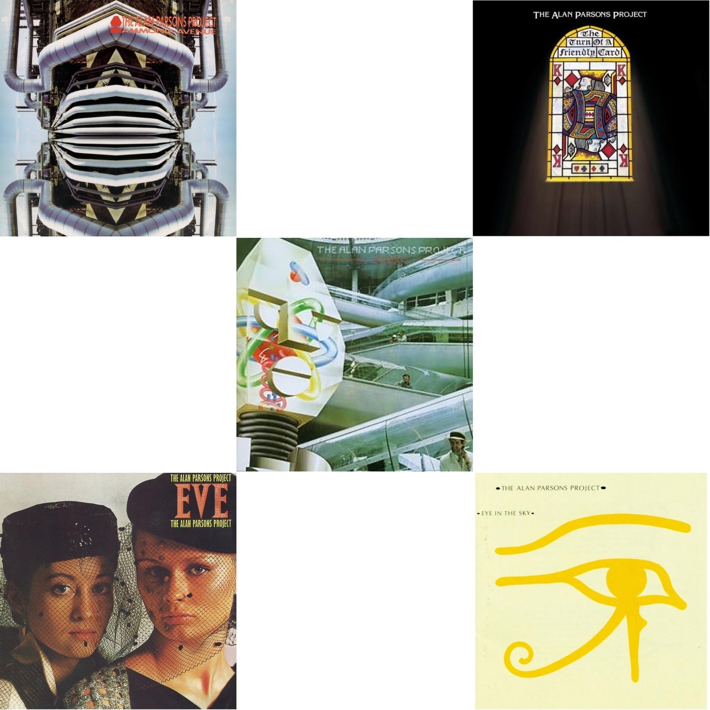 Alan Project Parsons - I Robot (Anniversary Edition) & Turn Of A Friendly Card & Ammonia Avenue & Eve & Eye In The Sky - CD Bundle