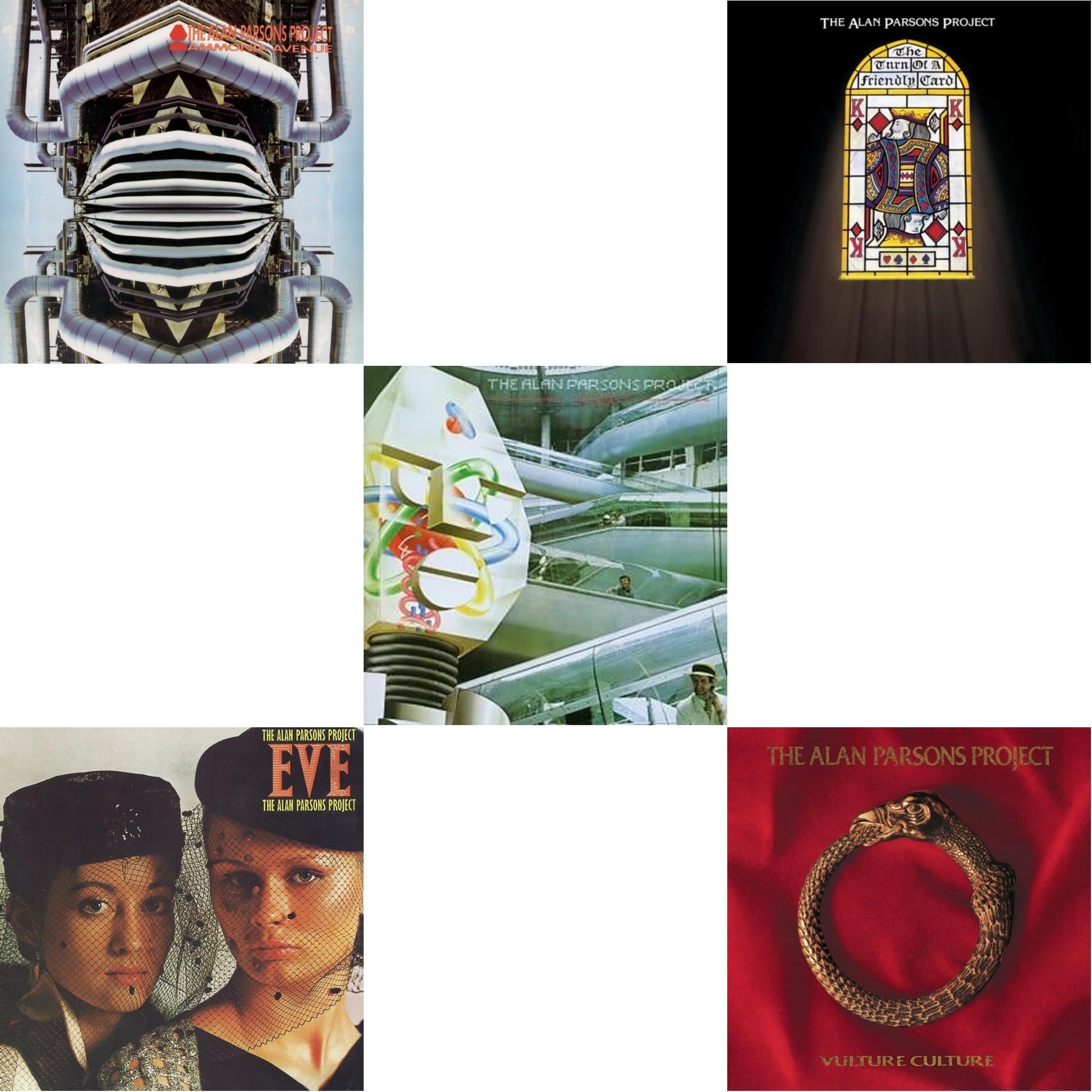 Alan Project Parsons - I Robot (Anniversary Edition) & Turn Of A Friendly Card & Ammonia Avenue & Eve & Vulture Culture - CD Bundle
