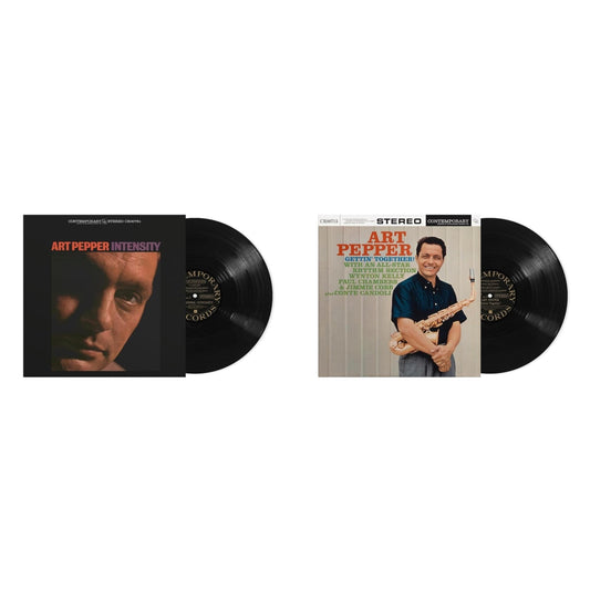 Art Pepper - Gettin' Together (Contemporary Records Acoustic Sounds Series) & Intensity (Contemporary Records Acoustic Sounds Series) - LP Vinyl Bundle