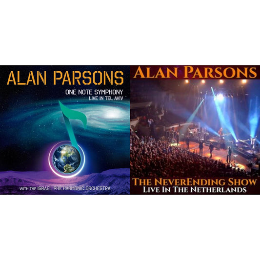 Alan Parsons - One Note Symphony: Live In Tel Aviv (3LP) & Neverending Show: Live In The Netherlands (3LP/Crystal Vinyl)