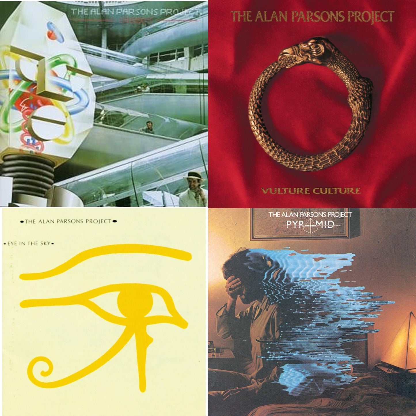 Alan Project Parsons - I Robot (Anniversary Edition) & Vulture Culture & Eye In The Sky & Pyramid - CD Bundle