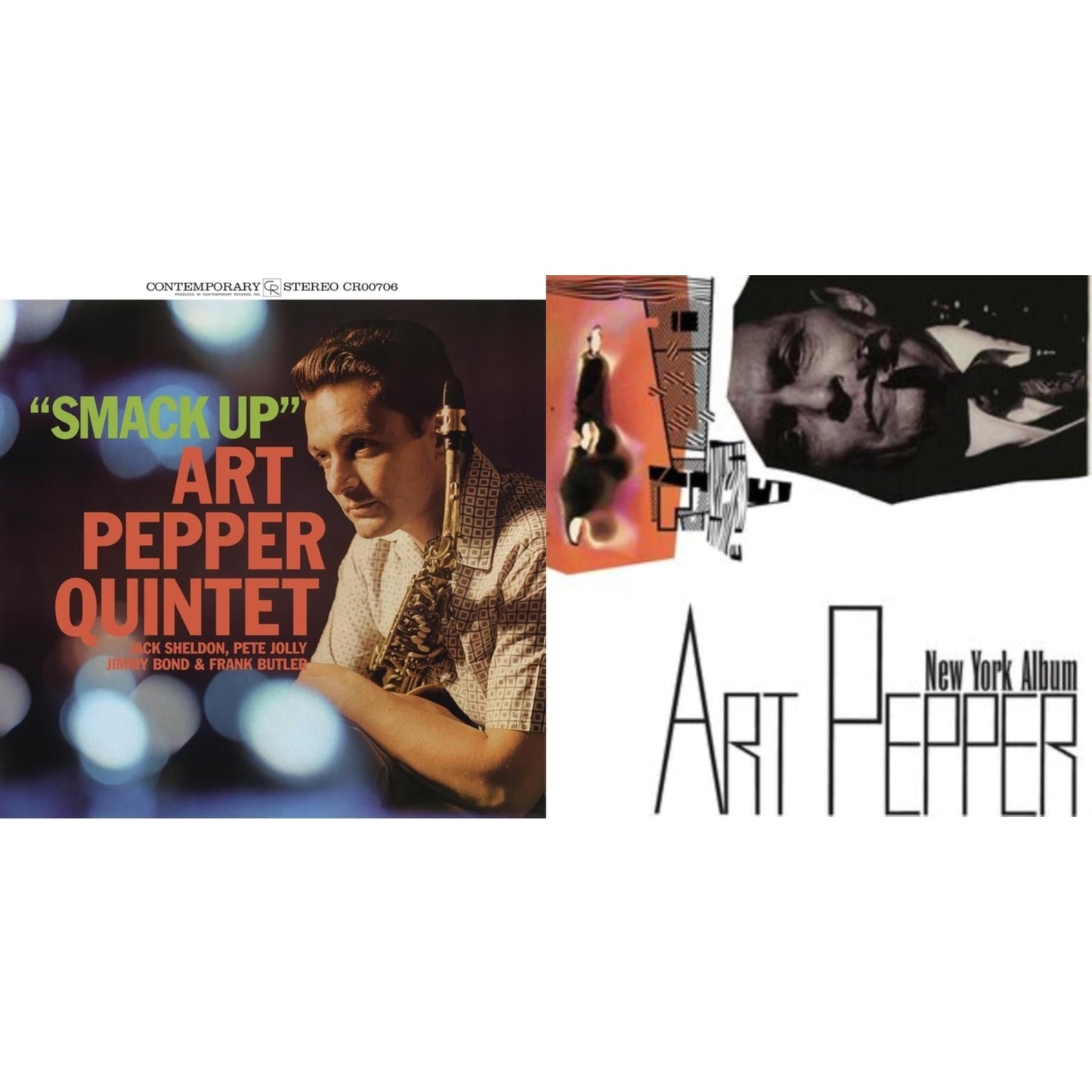 Art Pepper - New York Album & Smack Up - LP Vinyl Bundle
