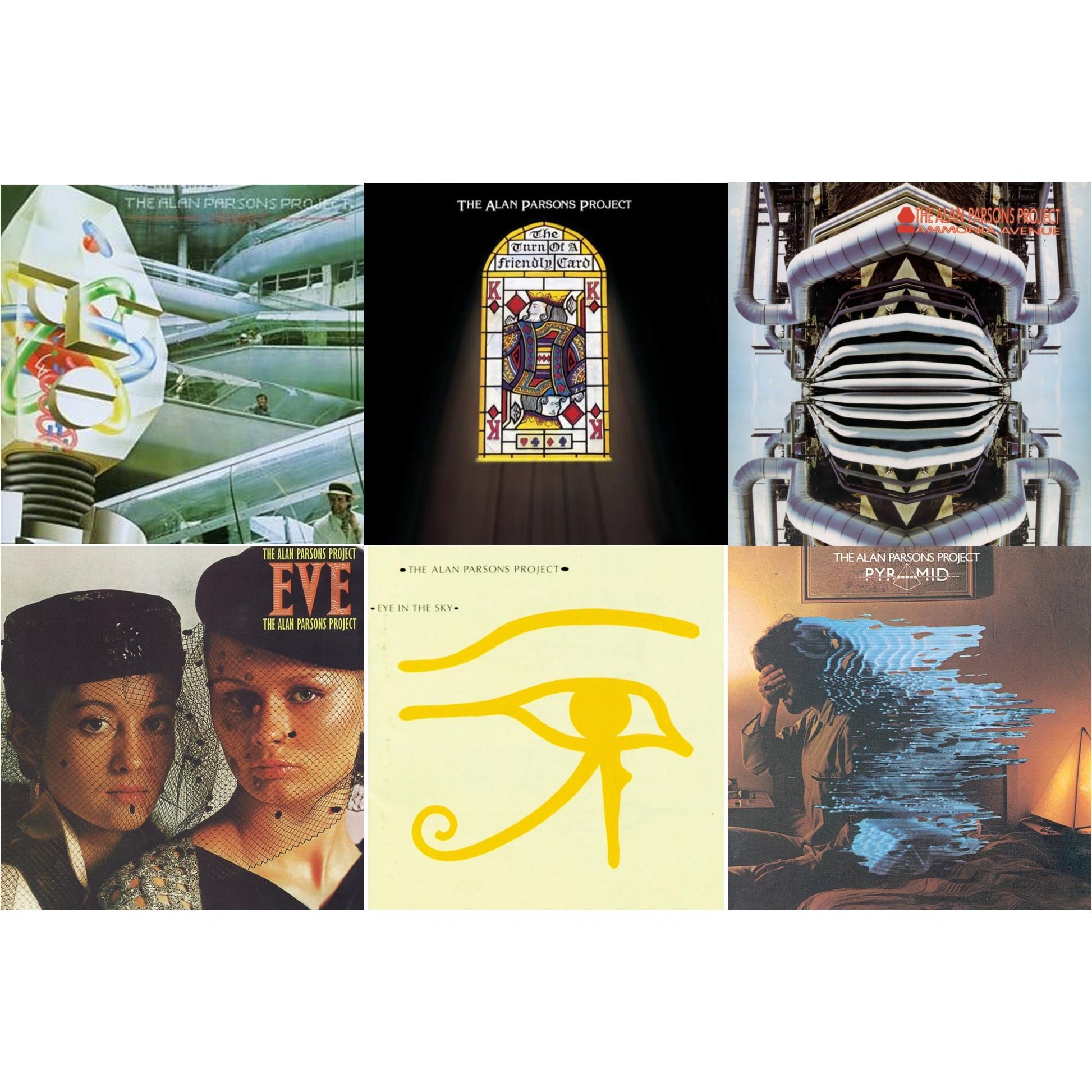 Alan Project Parsons - I Robot (Anniversary Edition) & Turn Of A Friendly Card & Ammonia Avenue & Eve & Eye In The Sky & Pyramid - CD Bundle