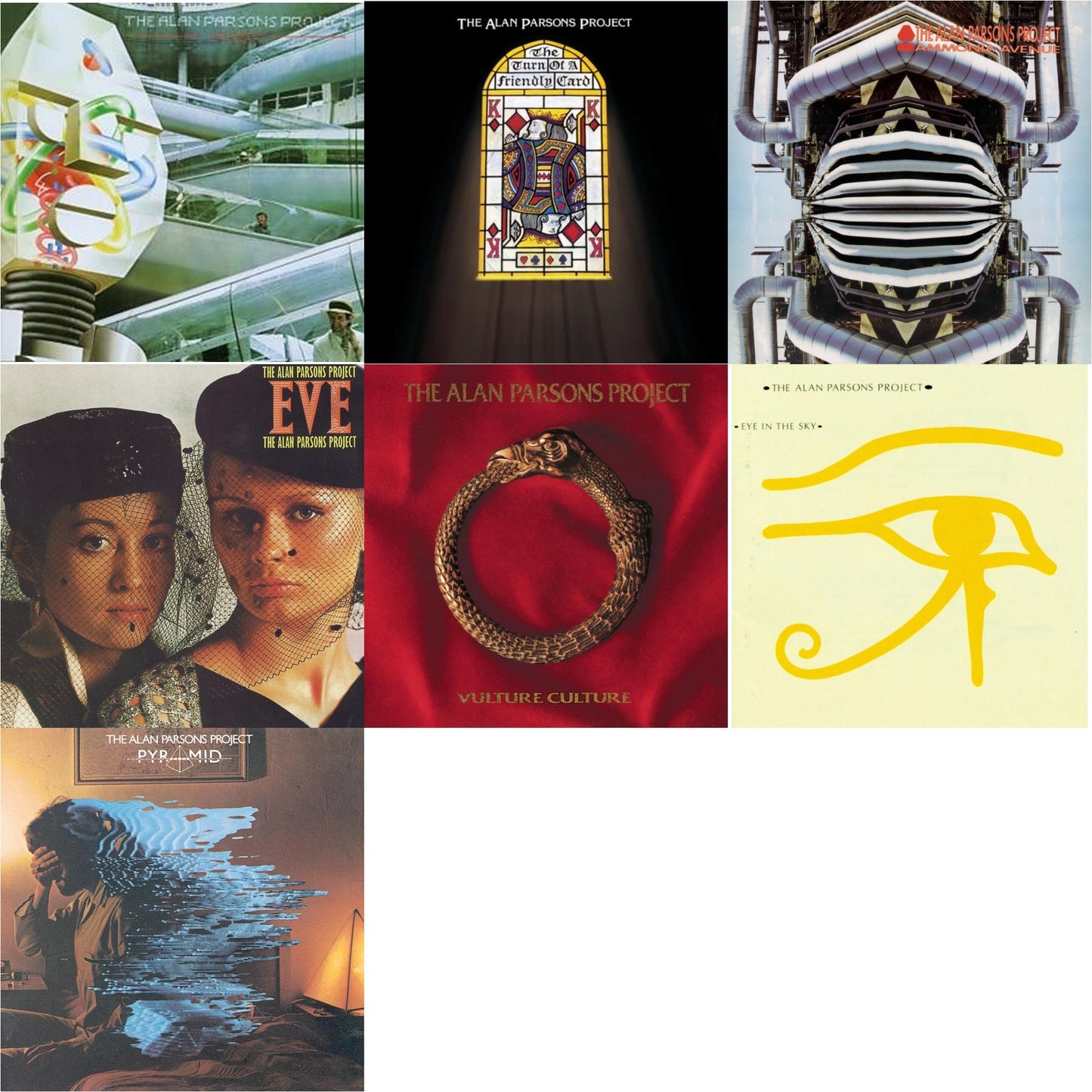 Alan Project Parsons - I Robot (Anniversary Edition) & Turn Of A Friendly Card & Ammonia Avenue & Eve & Vulture Culture & Eye In The Sky & Pyramid - CD Bundle