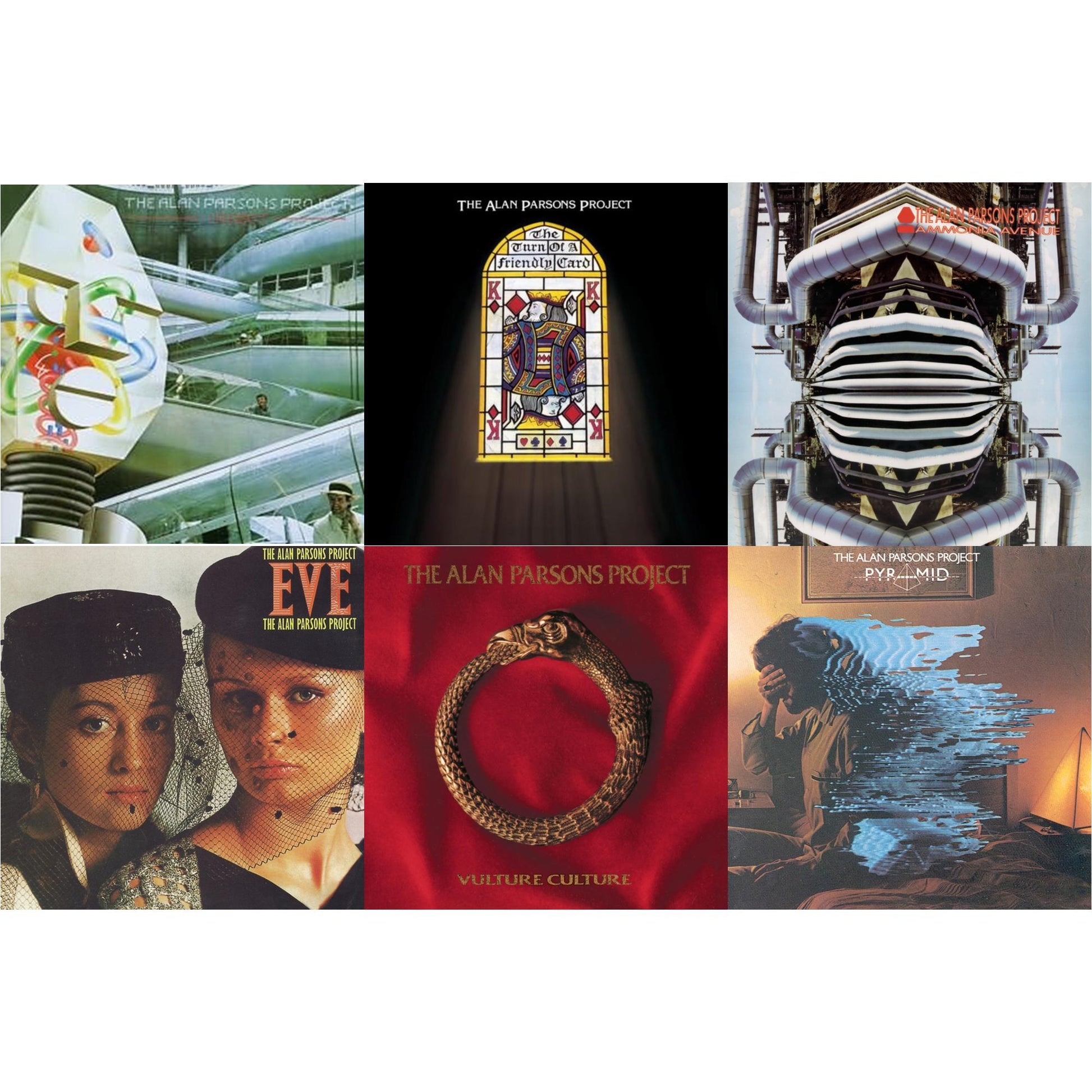 Alan Project Parsons - I Robot (Anniversary Edition) & Turn Of A Friendly Card & Ammonia Avenue & Eve & Vulture Culture & Pyramid - CD Bundle