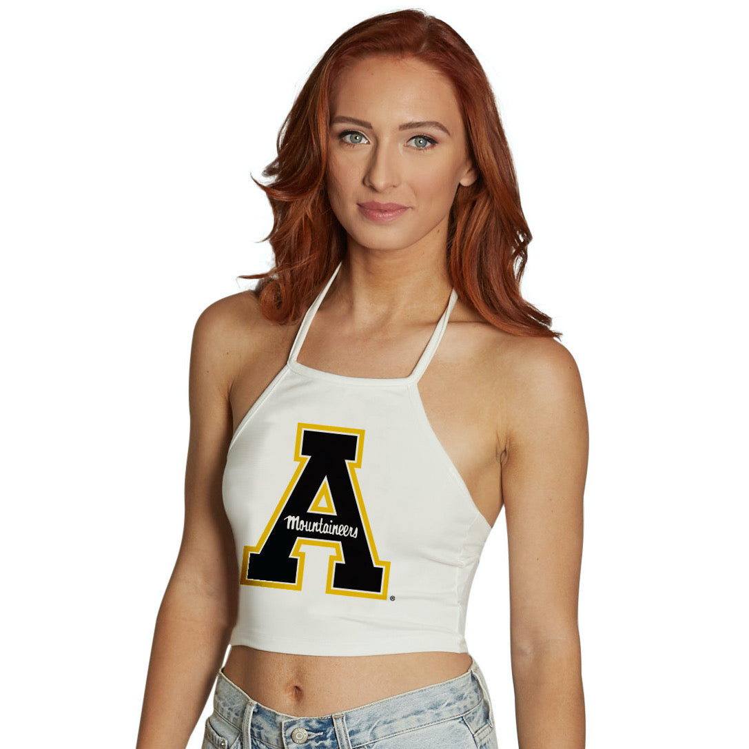 App State Womens Halter Top Officially Licensed