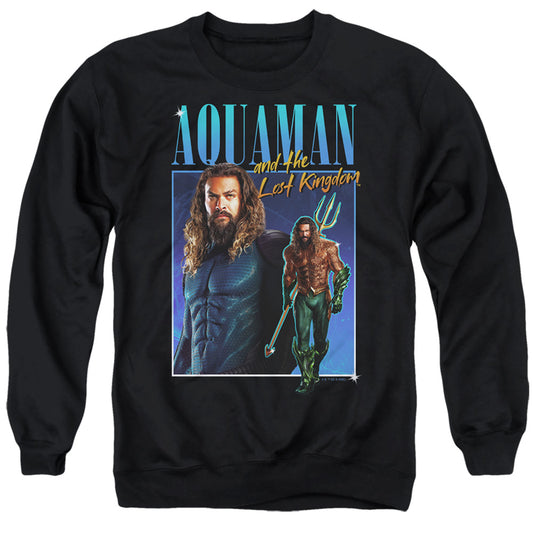 Aquaman And The Lost Kingdom 90'S Style Aquaman Mens Crewneck Sweatshirt Black