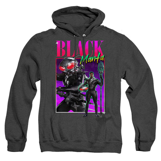 Aquaman And The Lost Kingdom 90'S Style Black Manta Heather Mens Hoodie Black Officially Licensed