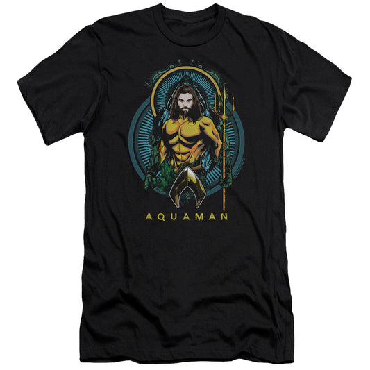 Aquaman Movie Aqua Nouveau Hbo Premium Bella Canvas Slim Fit Mens T Shirt Black