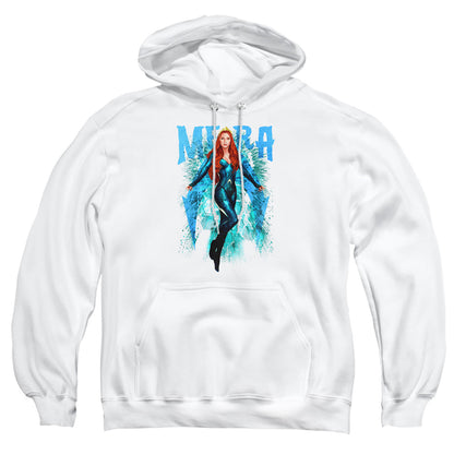 Aquaman Movie Mera Mens Hoodie White Officially Licensed