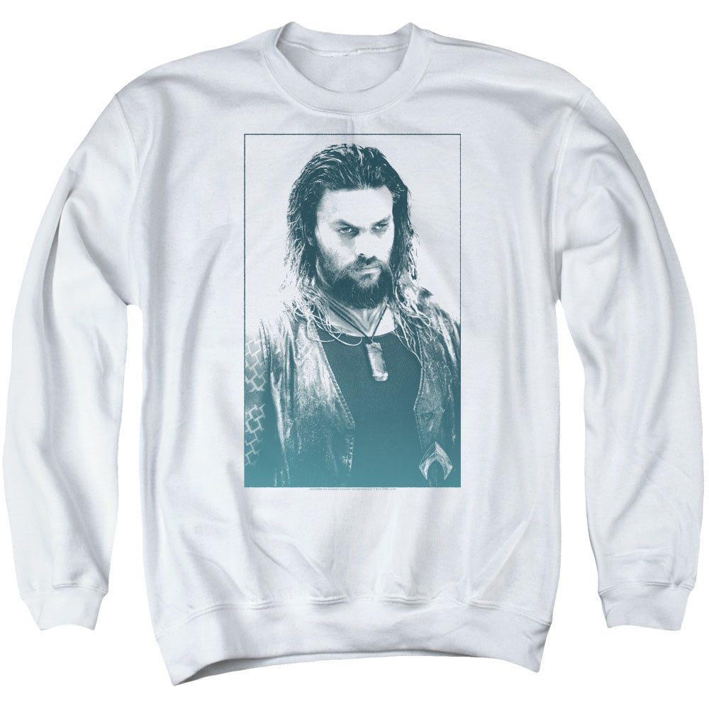 Aquaman Movie Salt Of The Sea Mens Crewneck Sweatshirt White Officially Licensed