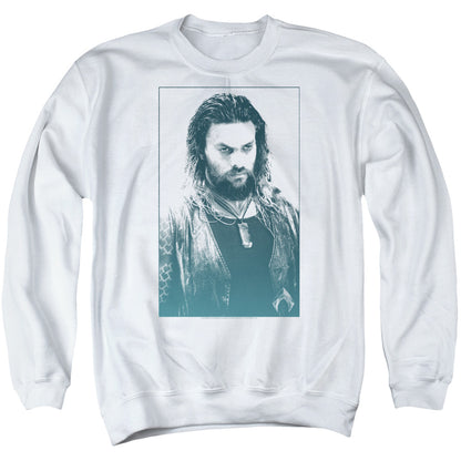Aquaman Movie Salt Of The Sea Mens Crewneck Sweatshirt White Officially Licensed