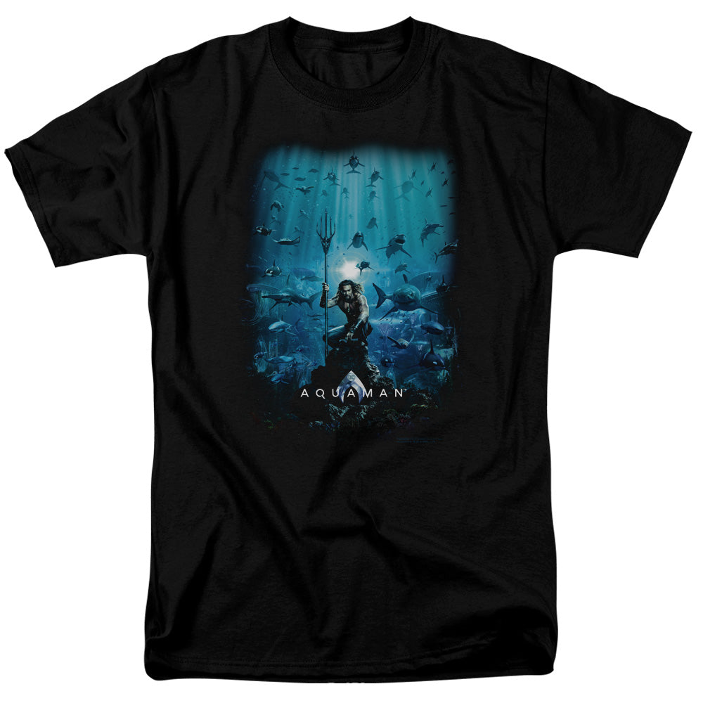 Aquaman Movie Poster Mens T Shirt Black