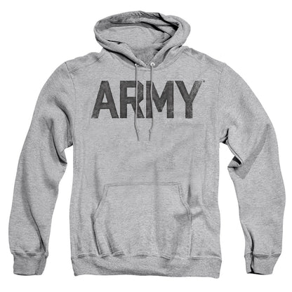 Army Star Mens Hoodie Athletic Heather Officially Licensed
