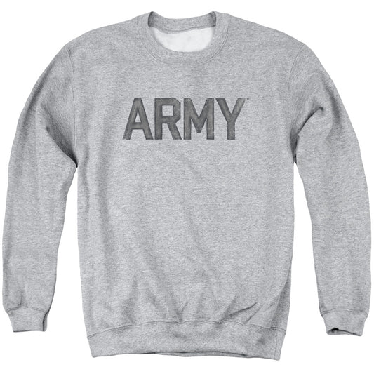 Army Star Mens Crewneck Sweatshirt Athletic Heather