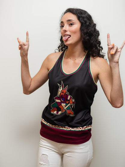 Arizona Coyotes Retro Alternate Women's Racerback Hockey Tank