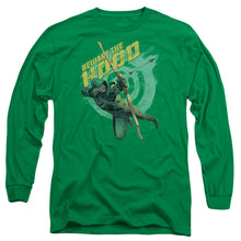 Load image into Gallery viewer, Arrow Beware Mens Long Sleeve Shirt Kelly Green