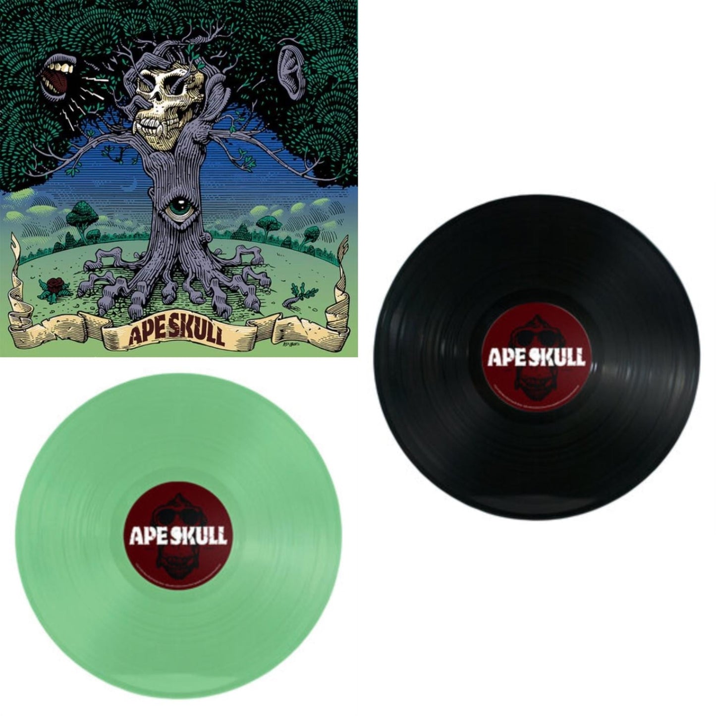 Ape Skull - Ape Skull & Ape Skull (Green LP Vinyl) & Ape Skull (Quad Red/Blue LP Vinyl)