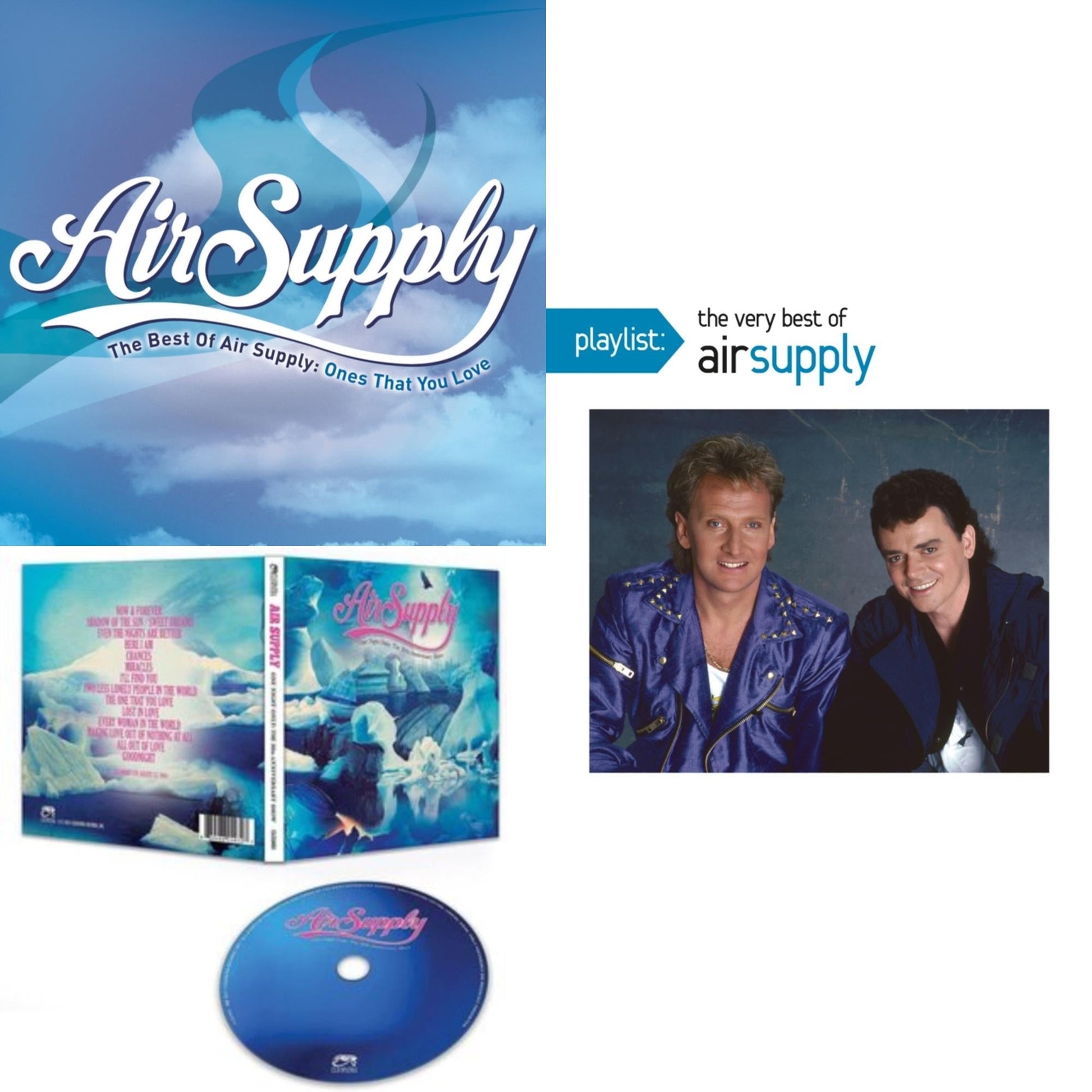 Air Supply - Best Of Air Supply: Ones That You Love & Playlist: Very Best Of Air Supply & One Night Only - The 30Th Anniversary Show - CD Bundle
