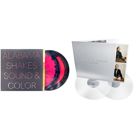 Alabama Shakes - Sound & Color (Deluxe/2LP/Red/Black/Pink Mixed Vinyl) & Boys & Girls (10 Year Anniversary Edition/Cloudy Clear 2LP)