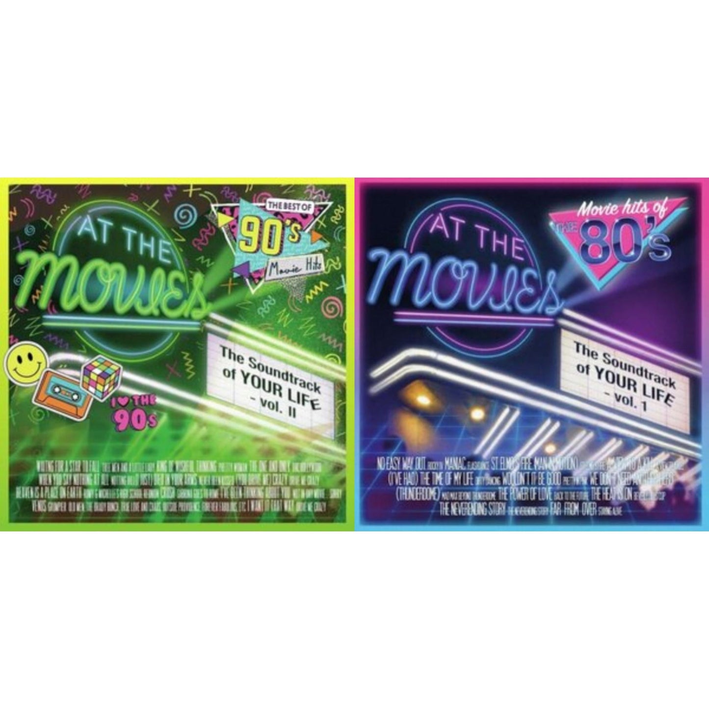 At The Movies - Soundtrack Of Your Life - Vol. 2 & Soundtrack Of Your Life - Vol. 1 - LP Vinyl Bundle