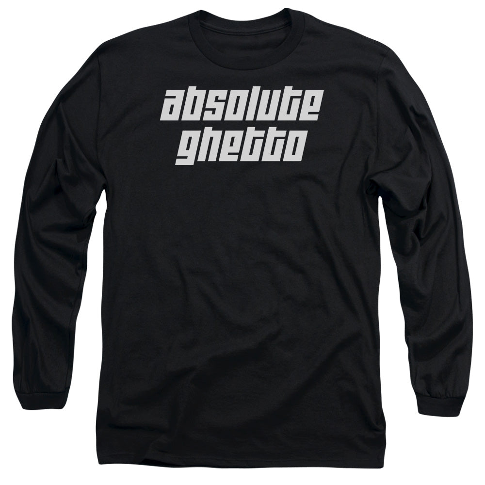 Absolute Ghetto Mens Long Sleeve Shirt Black