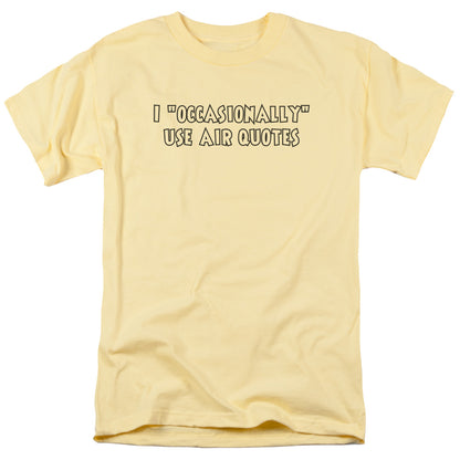 Air Quotes Mens T Shirt Banana