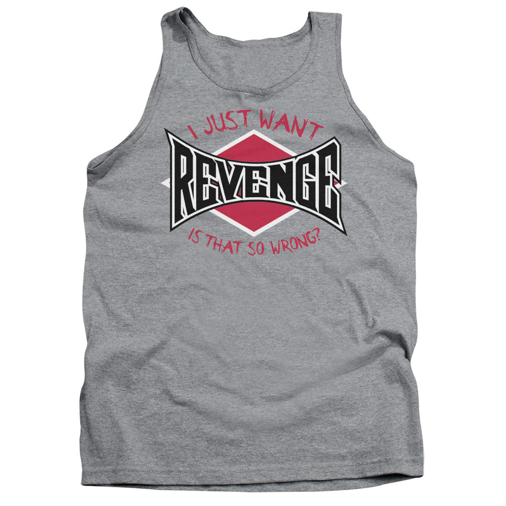 Revenge Mens Tank Top Shirt Athletic Heather