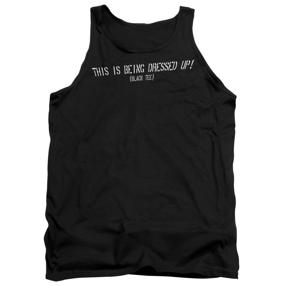 Black Tee Mens Tank Top Shirt Black