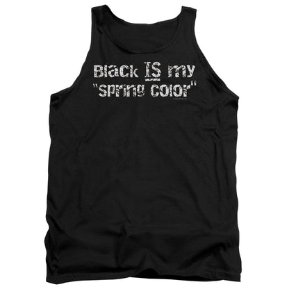 Black Spring Color Mens Tank Top Shirt Black